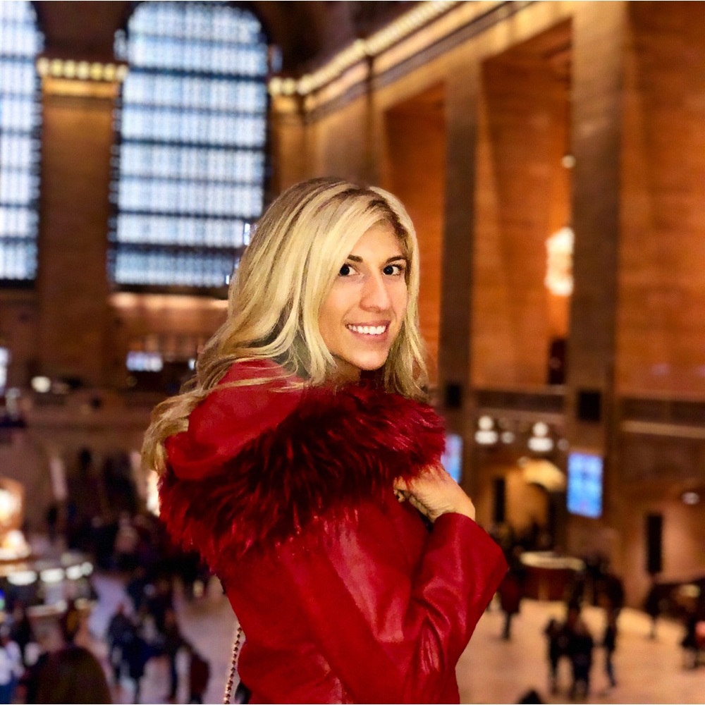 GORGEOUS Luii Red Leather Furlined Jacket